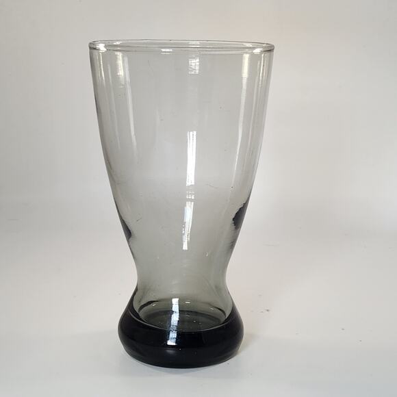 Vintage MCM Libbey Stax Smoky Gray Barware 12 oz Pilsner Beer Glass - Picture 4 of 8